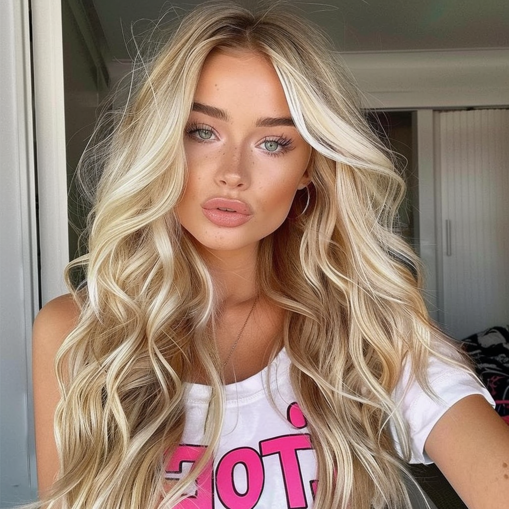 Extensions adhésives Honey Brown & Ash Blonde #12/24, 20 trames, 45 grammes, 100 % cheveux humains Remy