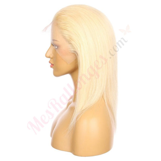 12" #613 Golden Blonde Remy Human Hair Short Wig 12inch