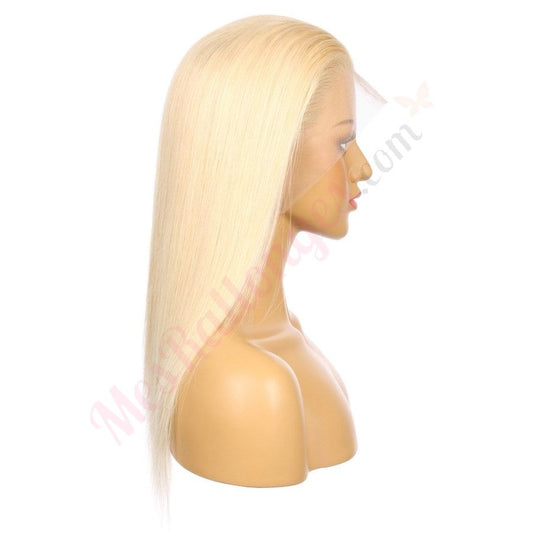 16" #613 Golden Blonde Remy Human Hair Short Wig 16inch