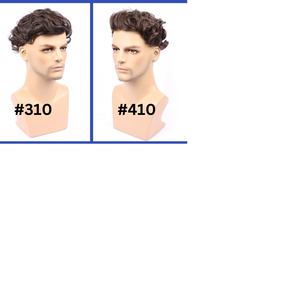 Men Hair Replacement System, 100% Real Remy Human Hair Toupees