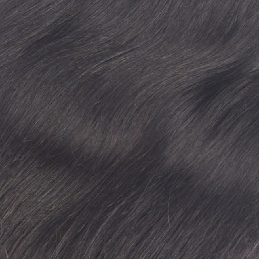 Extension de cheveux tissés à coudre noir/marron #1b, 100 % cheveux humains Remy