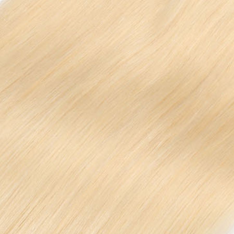 Bleach Blonde #613 Volumizing 1-piece Clip-in Weft - 100% Real Remy Human Hair