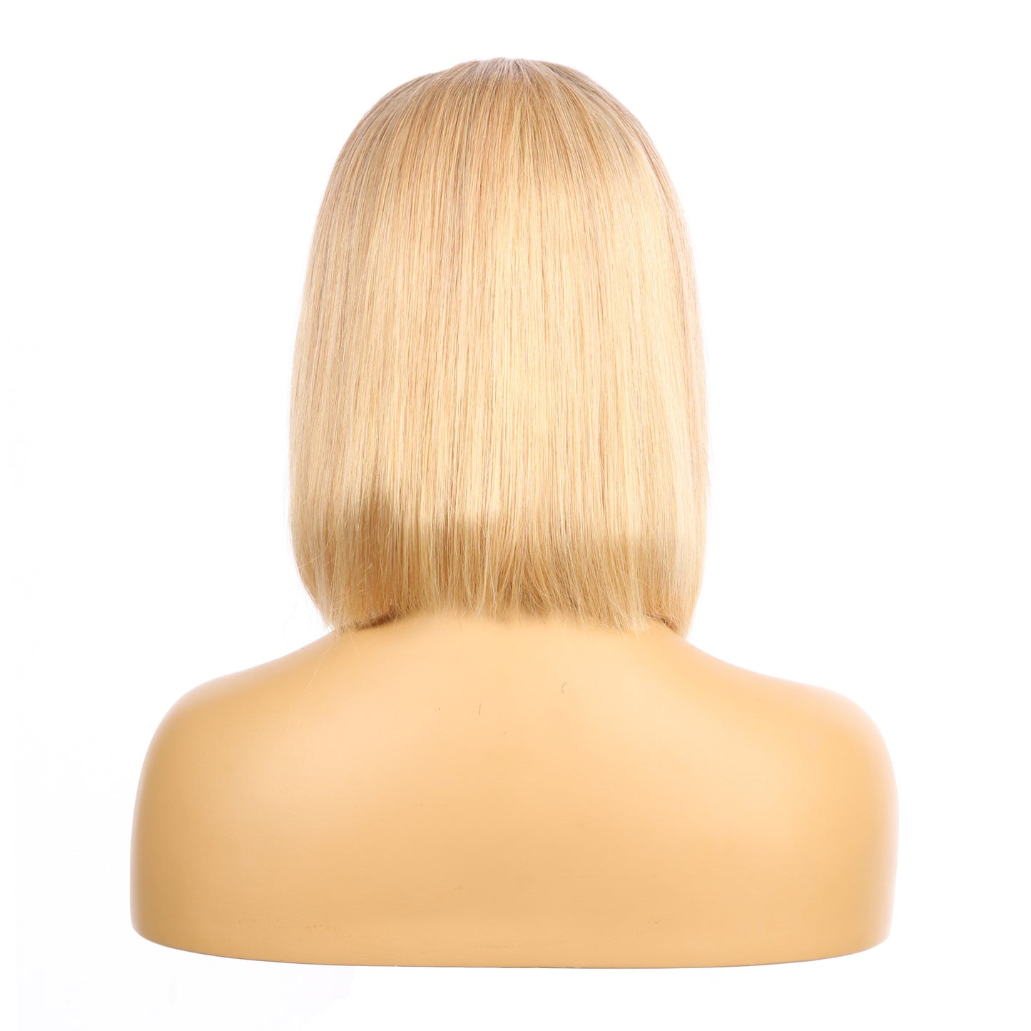 10" #27 - Perruque de cheveux humains Remy couleur courte #27 10 pouces blond fraise