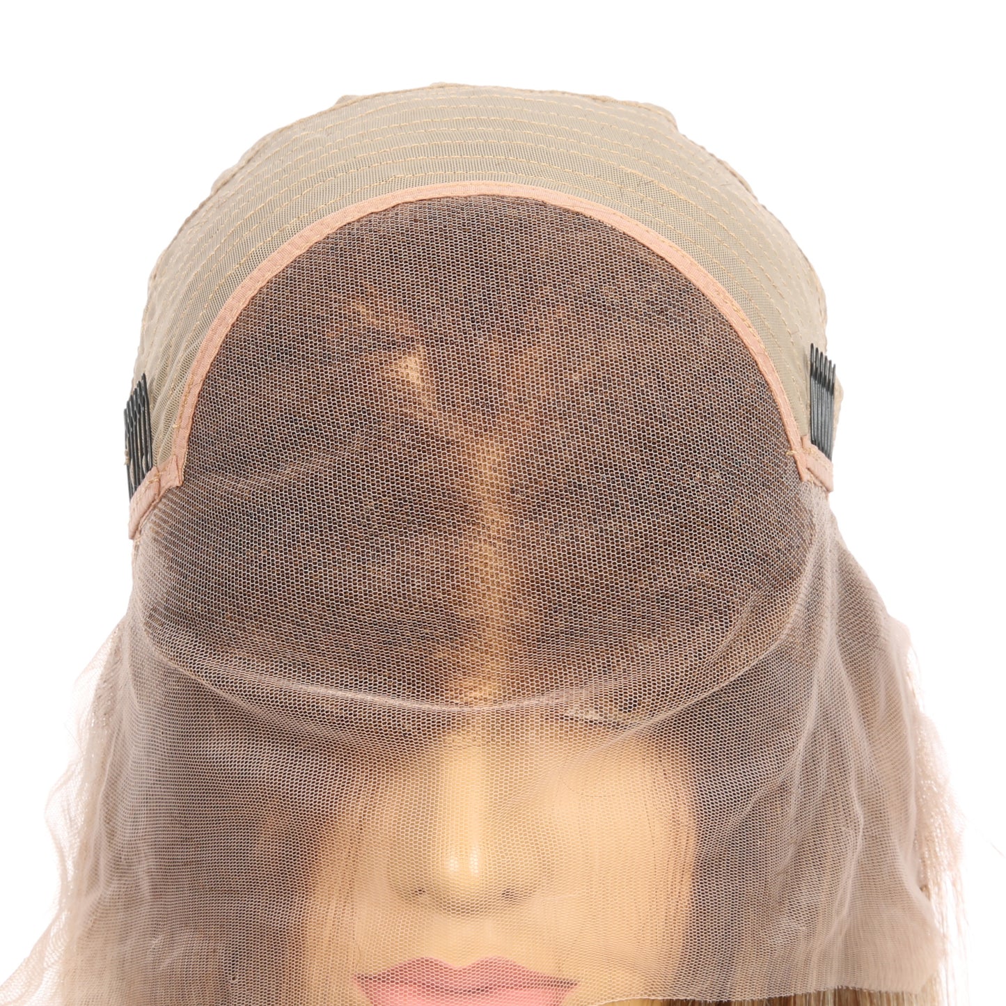 10" 4T 4/24 - Couleur courte #4T 4/24 Perruque de cheveux humains Remy 10 pouces Brun / Blond cendré