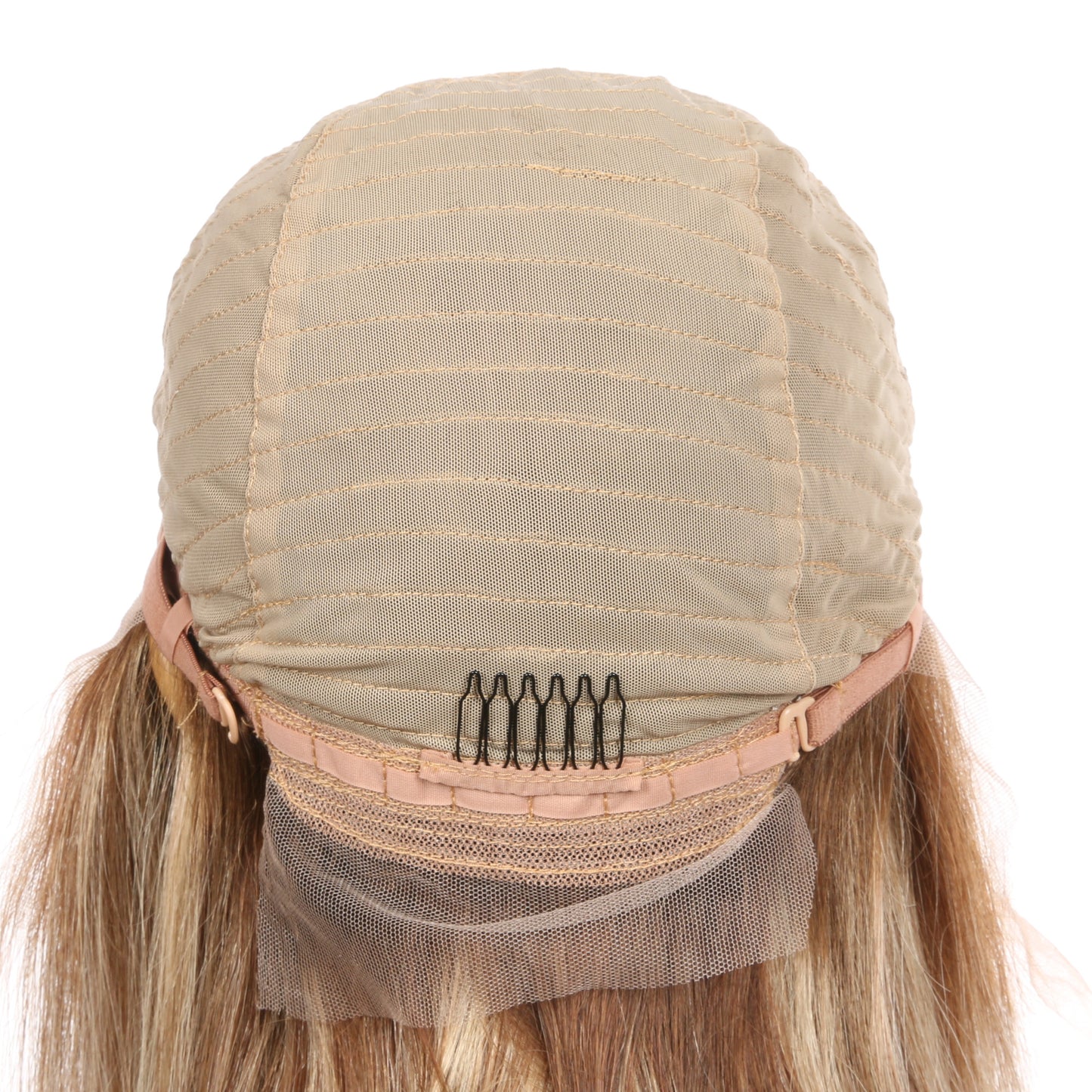 10" 4T 4/24 - Couleur courte #4T 4/24 Perruque de cheveux humains Remy 10 pouces Brun / Blond cendré