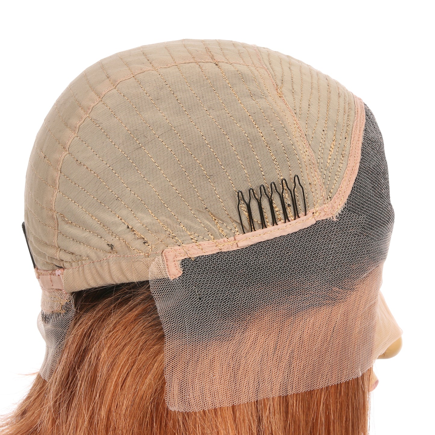 10" #1bt/33-bobo - Perruque de cheveux humains Remy couleur courte #1bt/33-bobo 10 pouces Auburn foncé