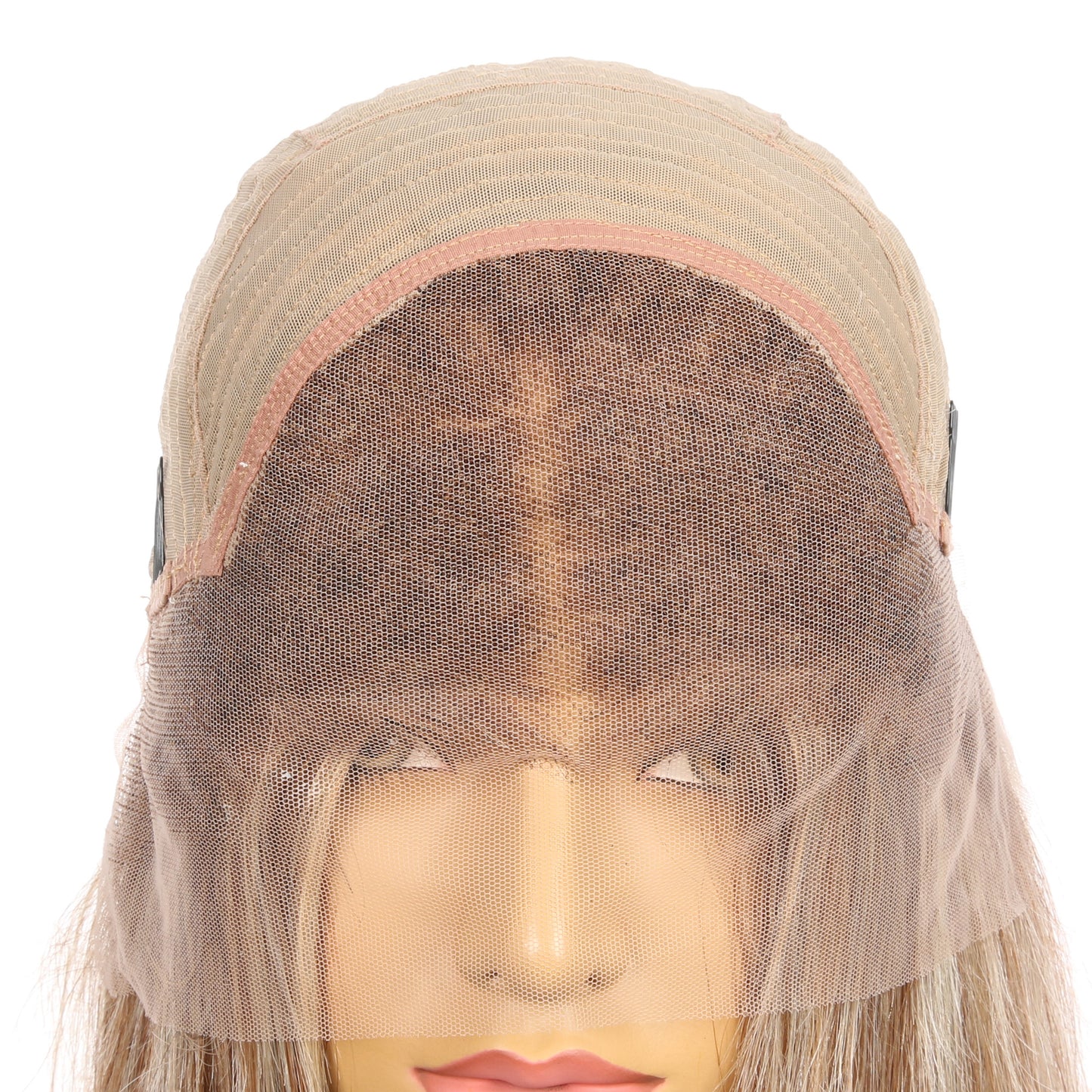 10" #6t/6/613 - Couleur courte #6t/6/613 Perruque de cheveux humains Remy 10 pouces Marron châtain / Blond décoloré