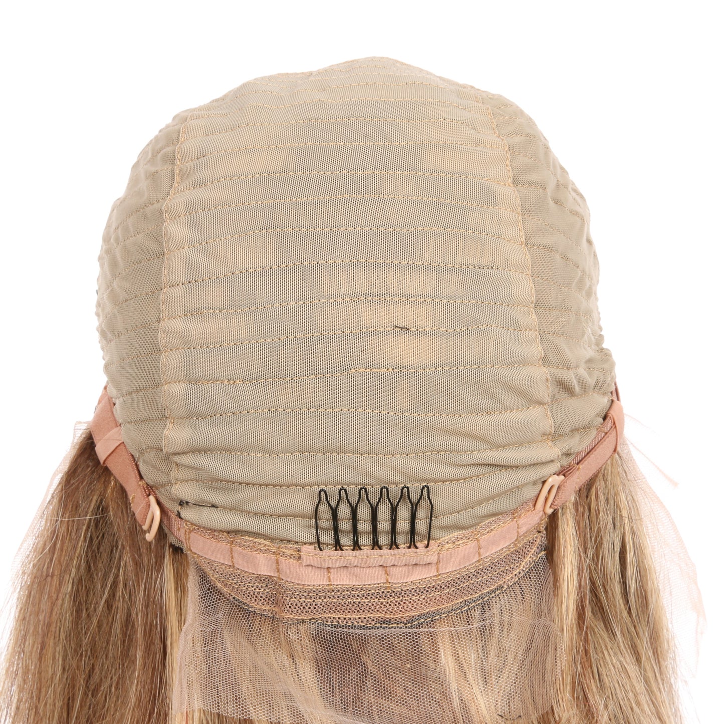 10" #4t/4/27-bobo - Perruque de cheveux humains Remy couleur courte #4t/4/27 10 pouces marron/blond fraise mis en évidence