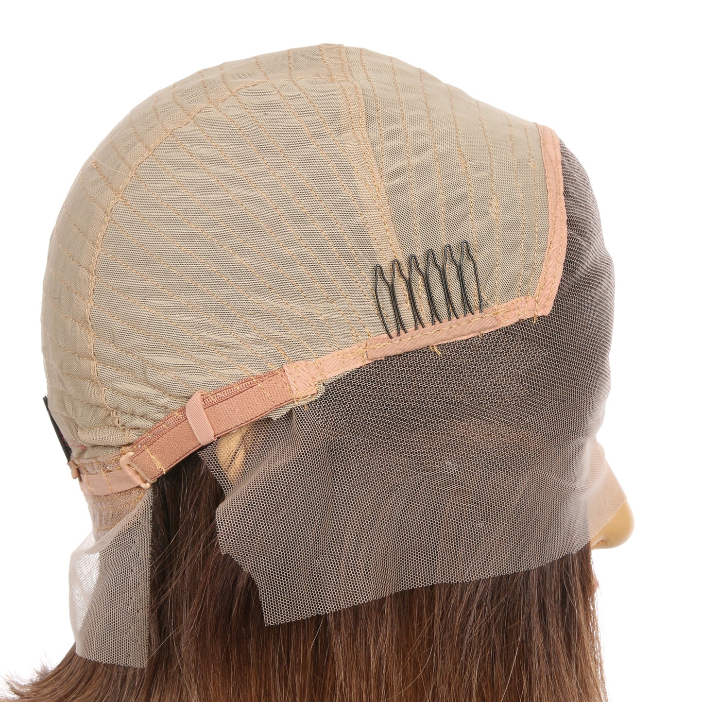 10" 1B / 4A - Perruque de cheveux humains Remy couleur courte # 1B / 4A 10 pouces brun ombré