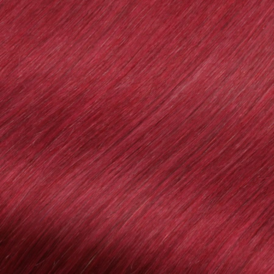 Burgundy Seamless Clip-in Extensions - 100% Real Remy Human Hair