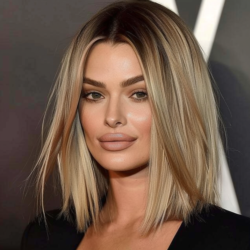 Claire - Short Ombre Blonde Remy Human Hair Wig 14 Inches Bob Wig