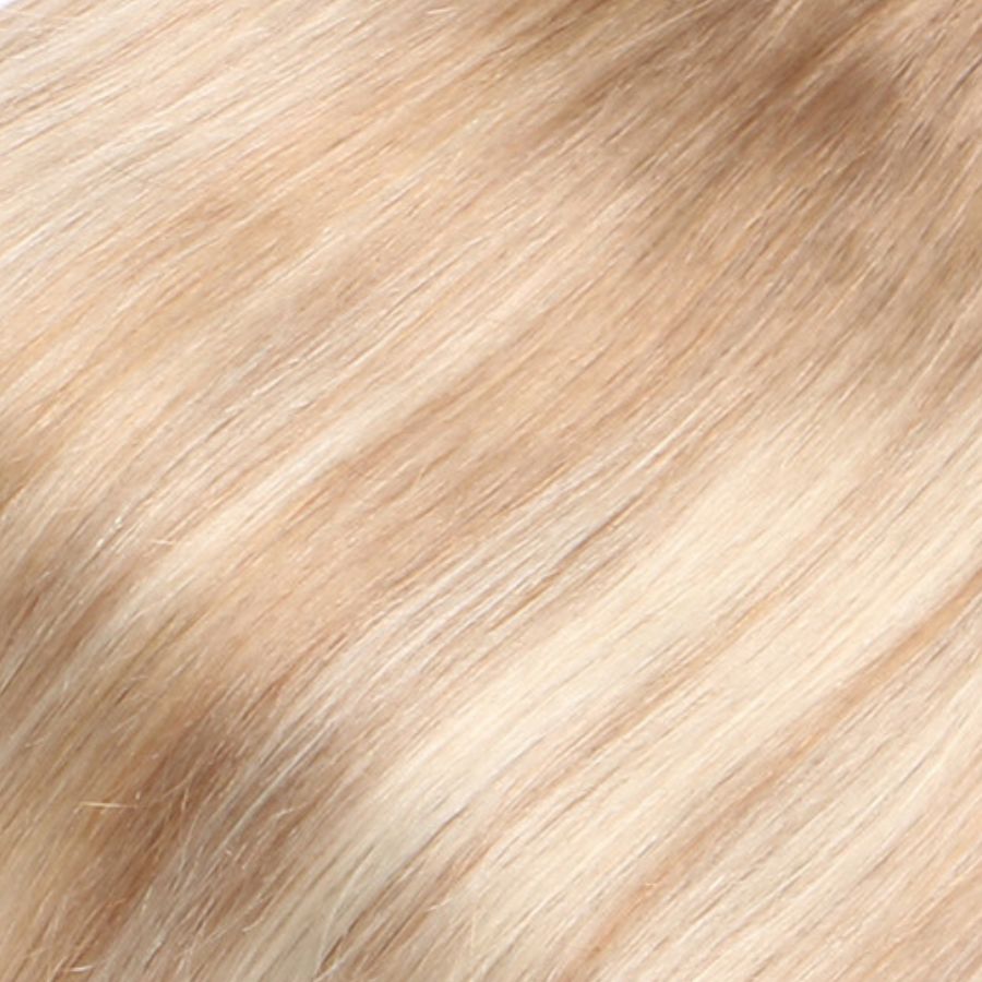 Extensions de cheveux queue de cheval Balayage blond foncé – 100 % vrais cheveux humains Remy