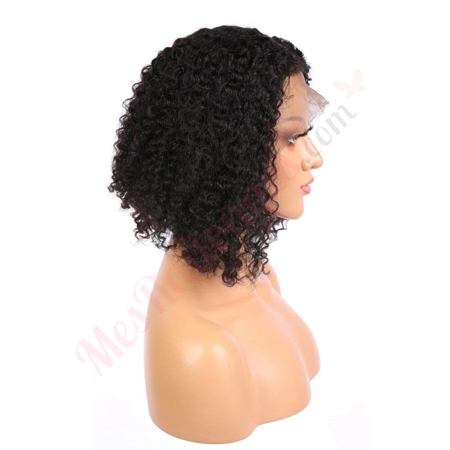 Lucy Short Black Remy Human Hair Wig 14 Inches Bob Wig