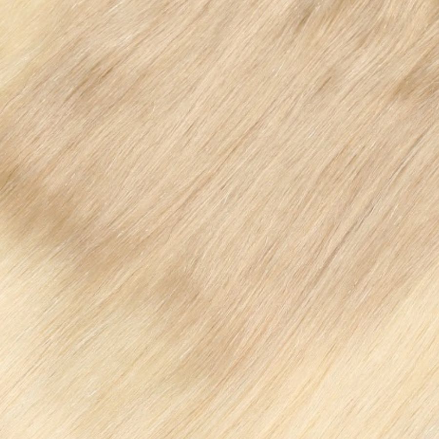 Extensions de cheveux queue de cheval blond cendré ombré - 100 % vrais cheveux humains Remy