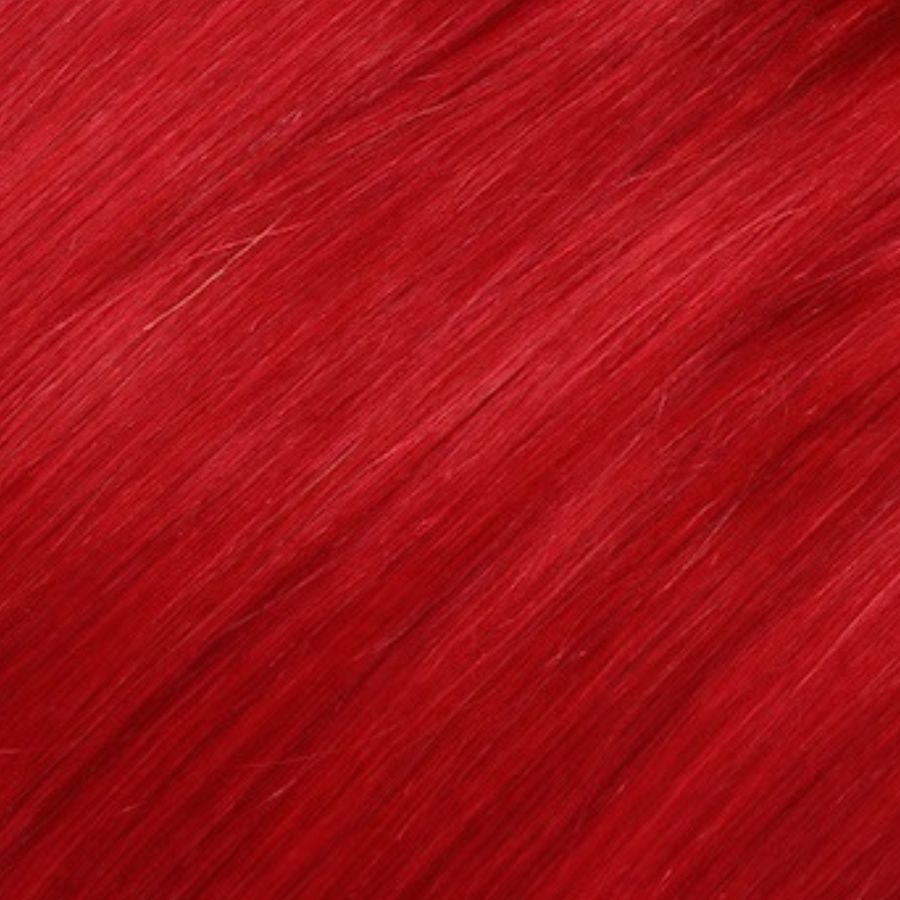 Red Seamless Clip-in Extensions - 100% Real Remy Human Hair