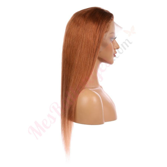 Abigail - Long Redhead Remy Human Hair Wig 18 Inches