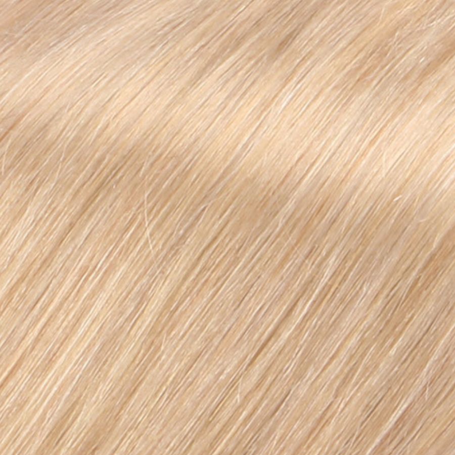 Sandy Blonde Volumizing 1-piece Clip-in Weft - 100% Real Remy Human Hair