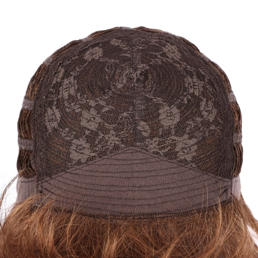 Perruque courte Auburn 10 pouces 10 pouces cheveux humains Remy avec bang # 9-2