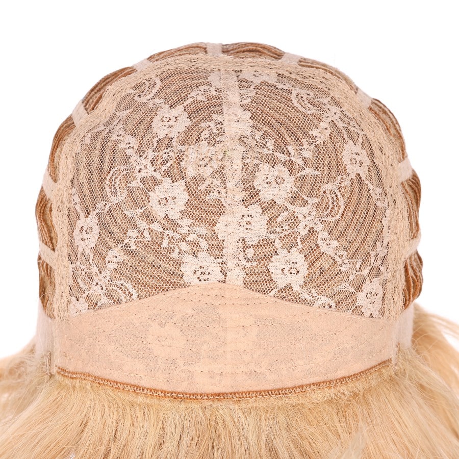 10" Light Blonde Short Wig 10 inch Remy Human Hair with bang # TD-045