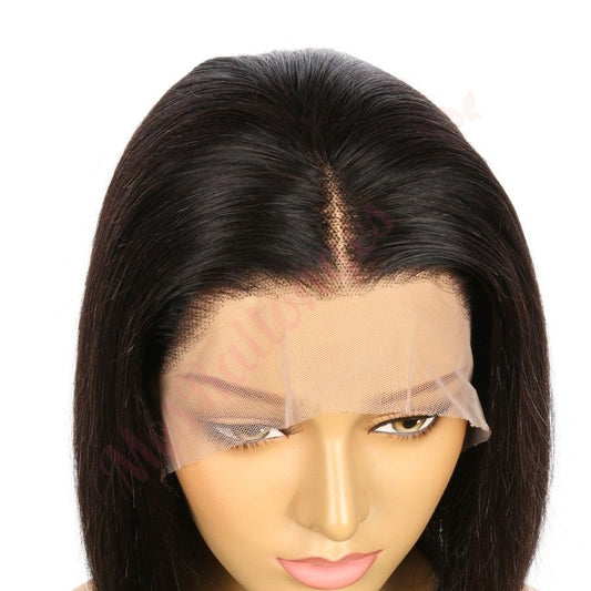 10" # 1b/bob Perruque courte de cheveux humains Remy brun le plus foncé 10 pouces, coupe carrée Bob