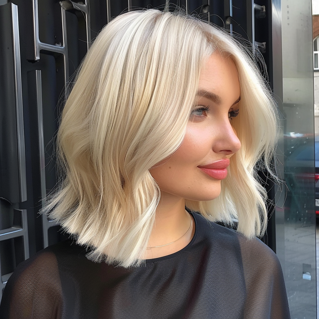 Sofia - Short Blonde Remy Human Hair Wig 14 Inches Bob Wig