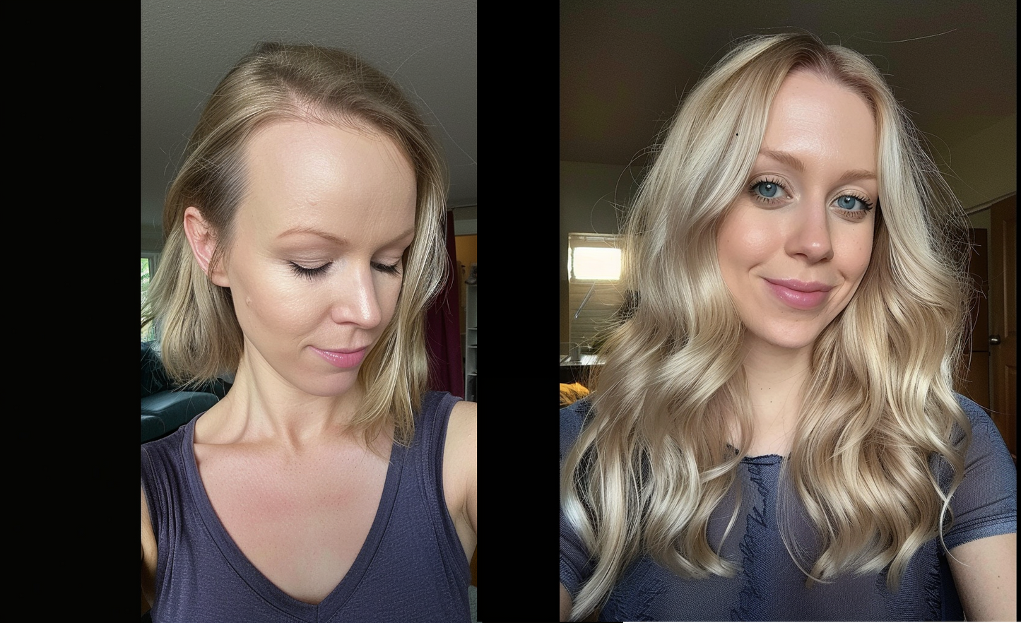 Hair Topper pour commencer la perte de cheveux dans la zone de la couronne, 60 grammes, 14 pouces, base monofilament 5 pouces x 4 pouces