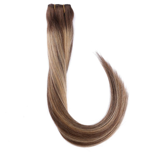 Ombre Balayage Volumizing 1-piece Clip-in Weft - 100% Real Remy Human Hair