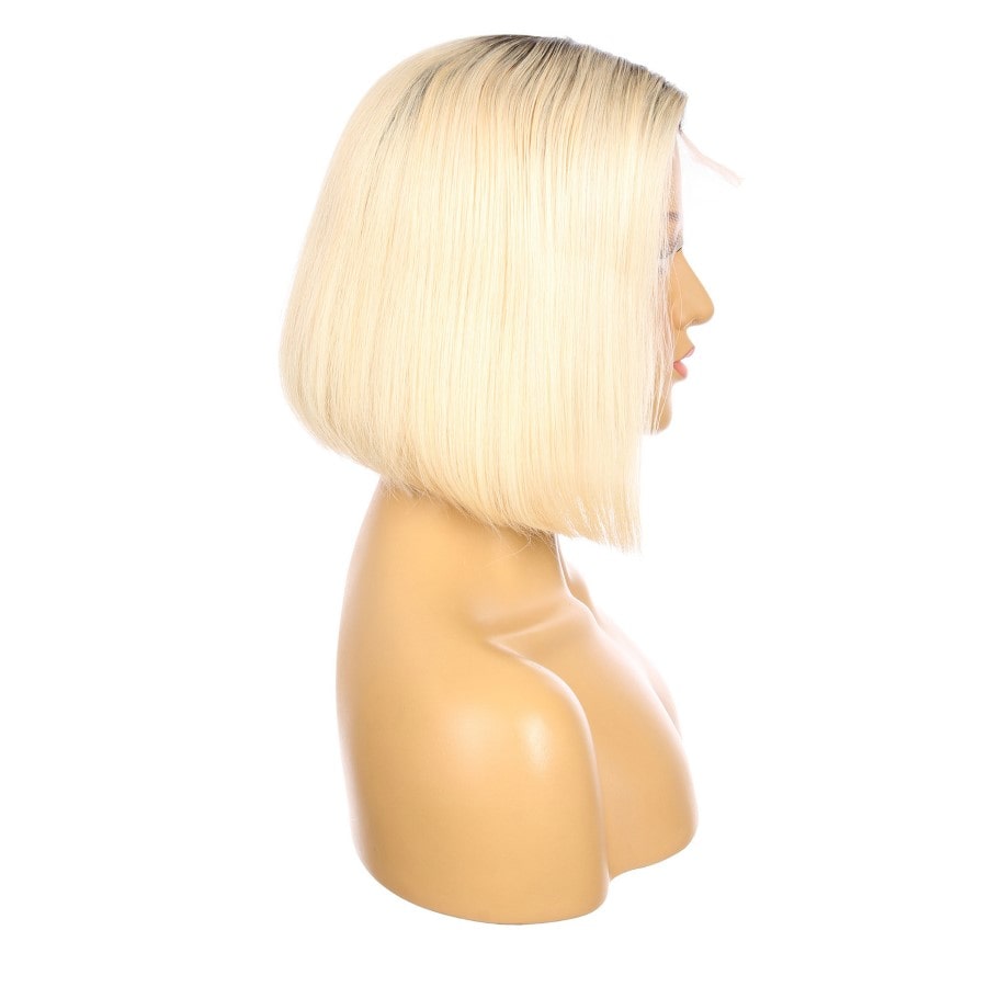 12" #1BT/613/bob Ombre Blonde Remy Human Hair Short Wig 12inch