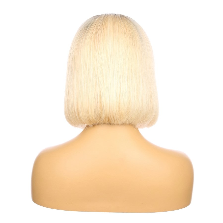 12" #1BT/613/bob Ombre Blonde Remy Human Hair Short Wig 12inch