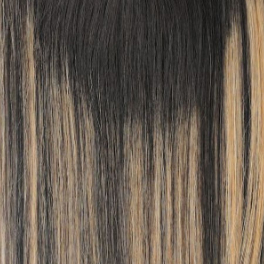 Extensiones de cabello con cola de caballo Balayage negro/castaño n.° 1bt/blyg - Cabello humano Remy 100 % real [ENVÍO EN 3 SEMANAS]