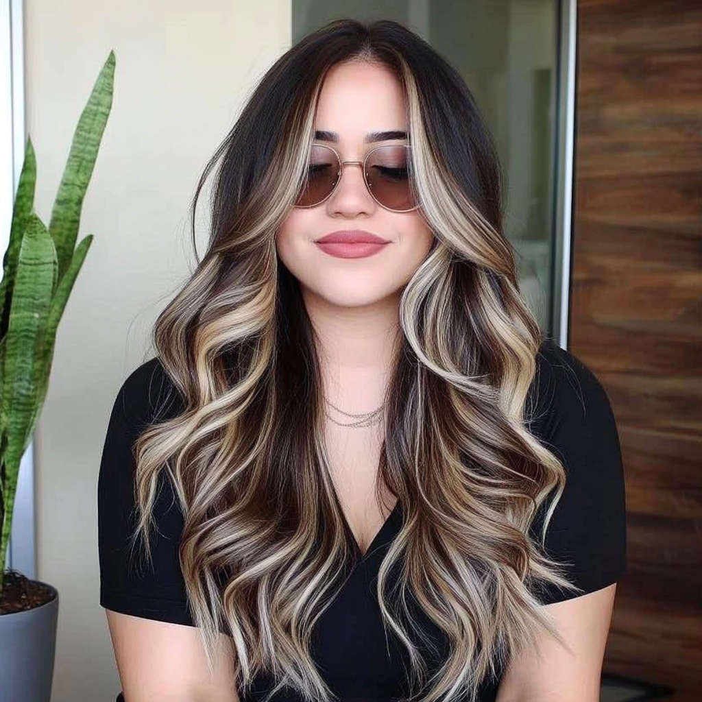 Balayage negro/castaño n.° 1bt/blyg, trama voluminizadora de una pieza con clip, 100 % cabello humano Remy real [ENVÍO EN 3 SEMANAS]