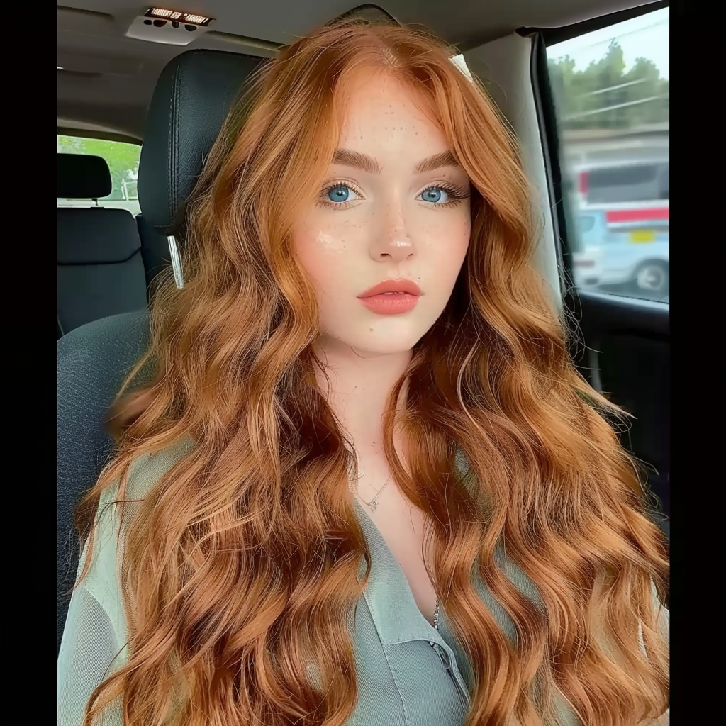 Trama con clip de una pieza para dar volumen Ginger #30: cabello humano Remy 100 % real