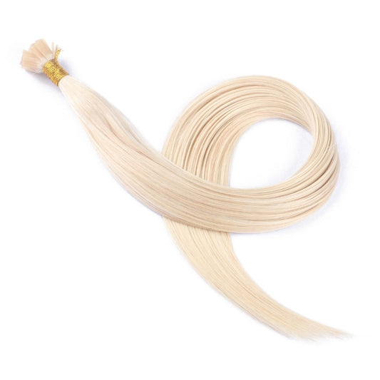 Platinum Blonde Fusion Prebonded Keratin Tip Extensions, 20 grams, 100% Real Remy Human Hair
