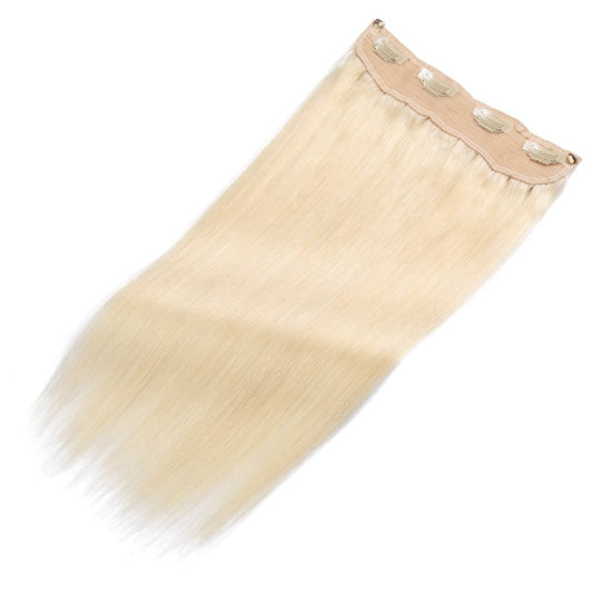 Blonde Invisible Wire Hair Extensions - 100% Real Remy Human Hair