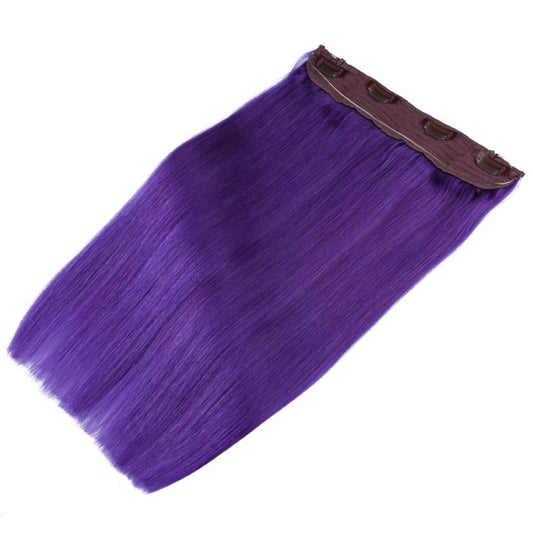 Purple Invisible Wire Hair Extensions - 100% Real Remy Human Hair