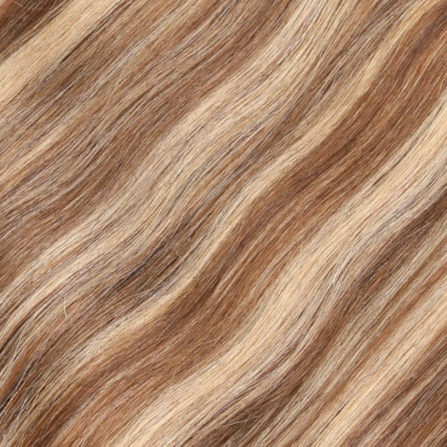 Balayage ombré voluminizador, trama con clip de una pieza: cabello humano 100 % Remy real