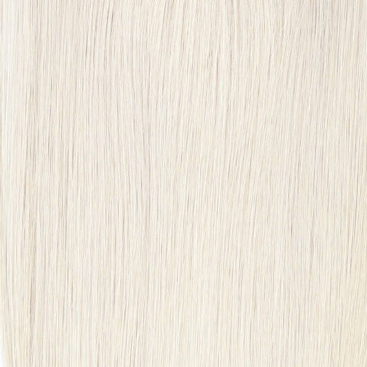 Extensiones de cabello con microperlas en bucle, color rubio blanco, 20 gramos, cabello humano 100 % Remy real [ENVÍO EN 3 SEMANAS]